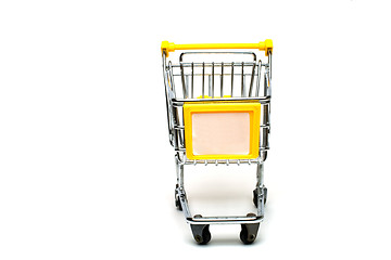 Image showing isolated shopping cart