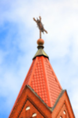 Image showing Red Catholic Church