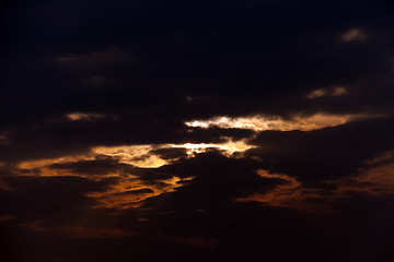 Image showing the sky during sunset