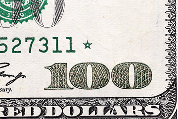 Image showing one hundred US dollars