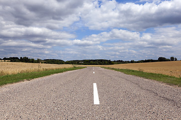 Image showing markings on the road
