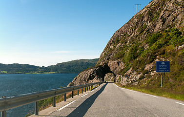 Image showing Short Norwegian tunnel