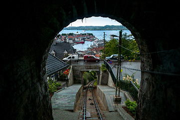 Image showing Fløybanen in Bergen