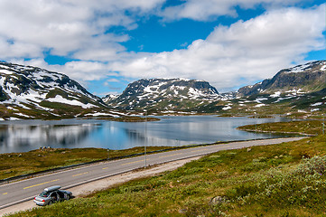 Image showing Norwegian mountain landscape - Haukeli