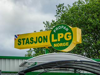 Image showing LPG gas station