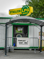 Image showing LPG gas station