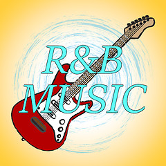 Image showing R&B Music Shows Rhythm And Blues And Audio