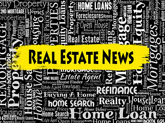 Image showing Real Estate News Shows For Sale And Buy