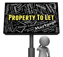 Image showing Property To Let Means For Rent And Board