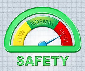 Image showing High Safety Shows Protection Care And Caution