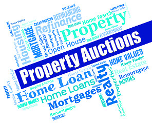 Image showing Property Auctions Means Real Estate And Apartment