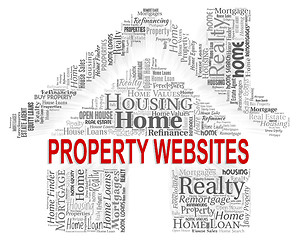 Image showing Property Websites Shows Homes Houses And Habitation