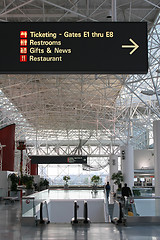 Image showing empty airport