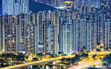 Image showing Hong Kong Public living downtown