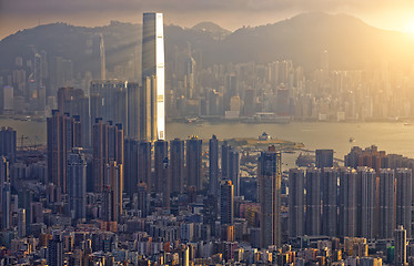 Image showing Hong Kong Sunset