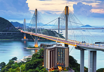 Image showing Hong kong traffic highway
