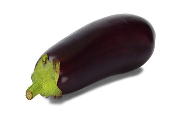 Image showing Eggplant on white