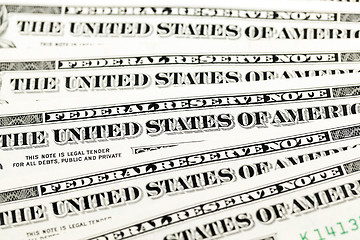 Image showing American dollars, close-up