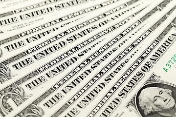 Image showing American dollars, close-up