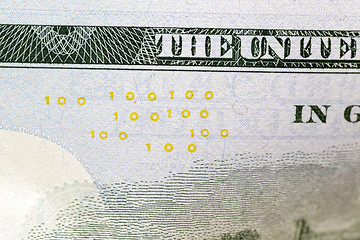 Image showing one hundred US dollars