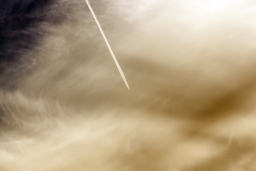 Image showing airplane in the sky