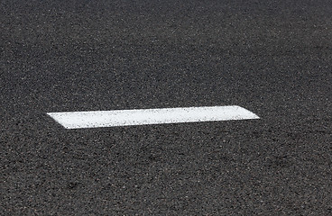 Image showing markings on the road