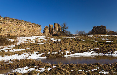 Image showing ruins of Krevo. Belarus