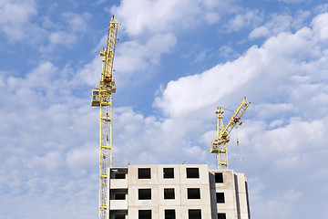 Image showing construction of a new home