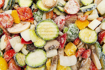 Image showing Frozen vegetables