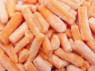 Image showing Frozen carrot