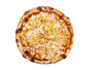 Image showing Pizza isolated on the white background