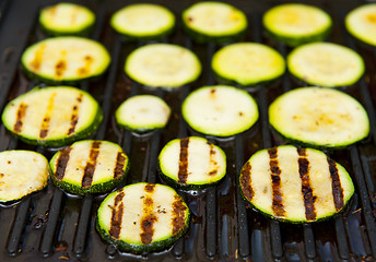 Image showing Courgette isolated on the white background