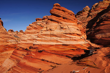 Image showing The Wave, Vermilion Cliffs National Monument, Arizona, USA