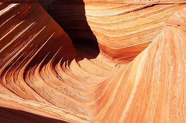 Image showing The Wave, Vermilion Cliffs National Monument, Arizona, USA