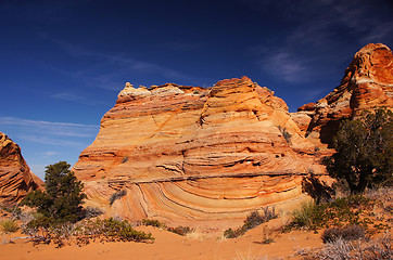 Image showing The Wave, Vermilion Cliffs National Monument, Arizona, USA