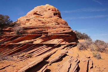 Image showing The Wave, Vermilion Cliffs National Monument, Arizona, USA