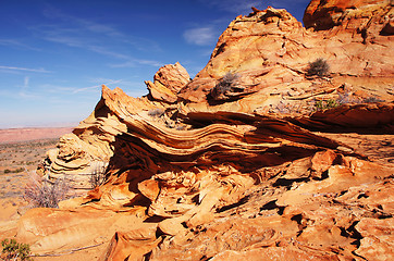 Image showing The Wave, Vermilion Cliffs National Monument, Arizona, USA