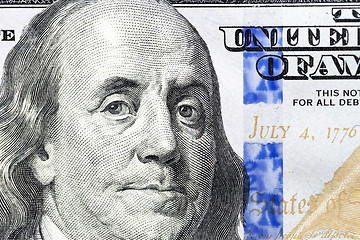 Image showing one hundred US dollars