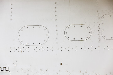 Image showing Aircraft metal cladding