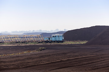 Image showing extraction of peat