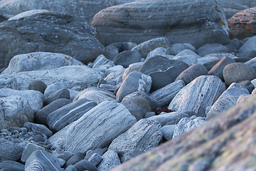Image showing Stones on Beach