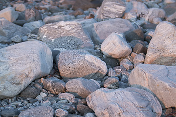 Image showing Stones on Beach