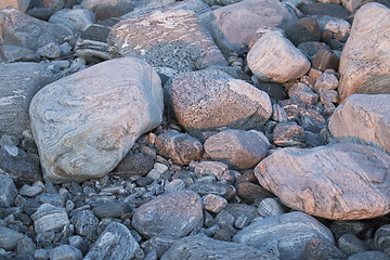 Image showing Stones on Beach