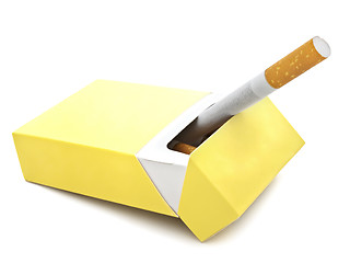 Image showing Cigarette In Box 