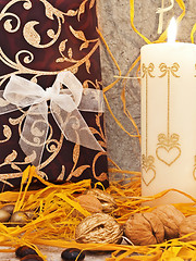 Image showing Decoration With Candle