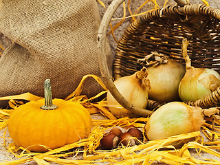 Image showing Still Life With Pumpkin