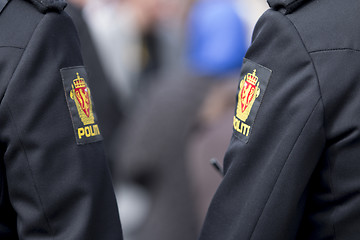 Image showing Norwegian Police Officer