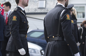 Image showing Norwegian Police Officer