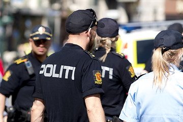 Image showing Norwegian Police Officer