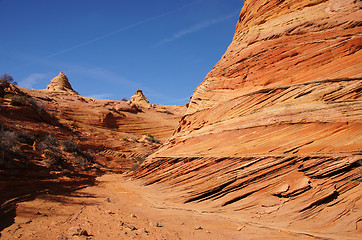 Image showing The Wave, Vermilion Cliffs National Monument, Arizona, USA